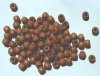 100 5x6mm Medium Brown Crow Wood Beads