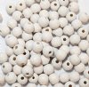 100 6mm White Round...