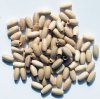 100 8x4mm Natural Oval Wood Beads 