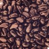 25, 8x5mm Bronze Lustre LEFT Two Hole Zoliduo Beads