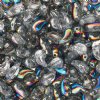 25, 8x5mm Crystal Vitrail LEFT Two Hole Zoliduo Beads